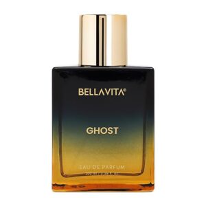bellavita newly launched ghost unisex edp | cedarwood, jasmine & musk | premium long lasting fragrance perfume for men and women, 100ml